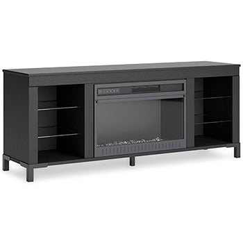 Cayberry 60" TV Stand with Electric Fireplace - Dream Decor