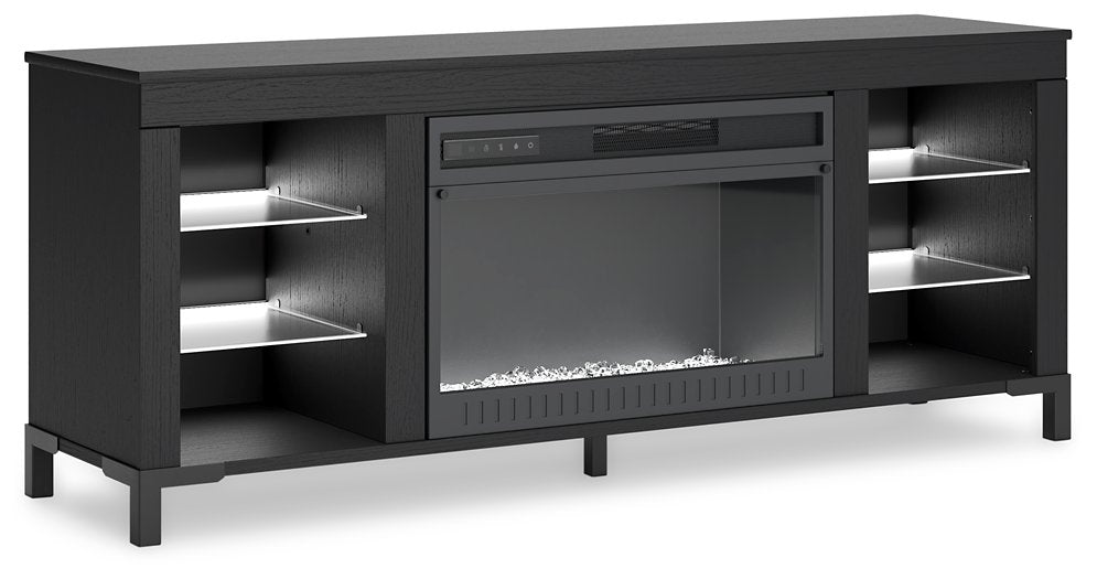 Cayberry 60" TV Stand with Electric Fireplace - Dream Decor