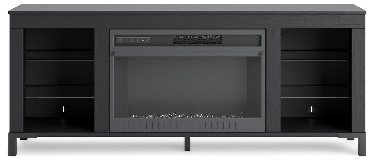 Cayberry 60" TV Stand with Electric Fireplace - Dream Decor