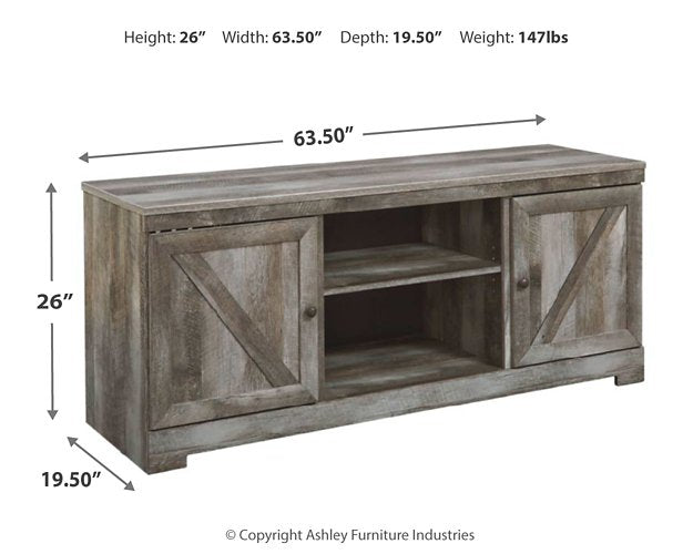 Wynnlow 63" TV Stand with Electric Fireplace - Dream Decor