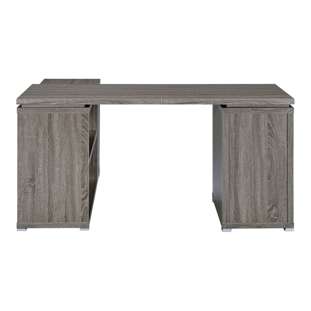 Escritorio de oficina en forma de L de Yvette: espacioso y práctico