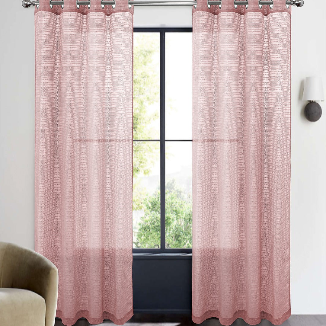 Zarin Soft Textured Sheer Grommet Panel