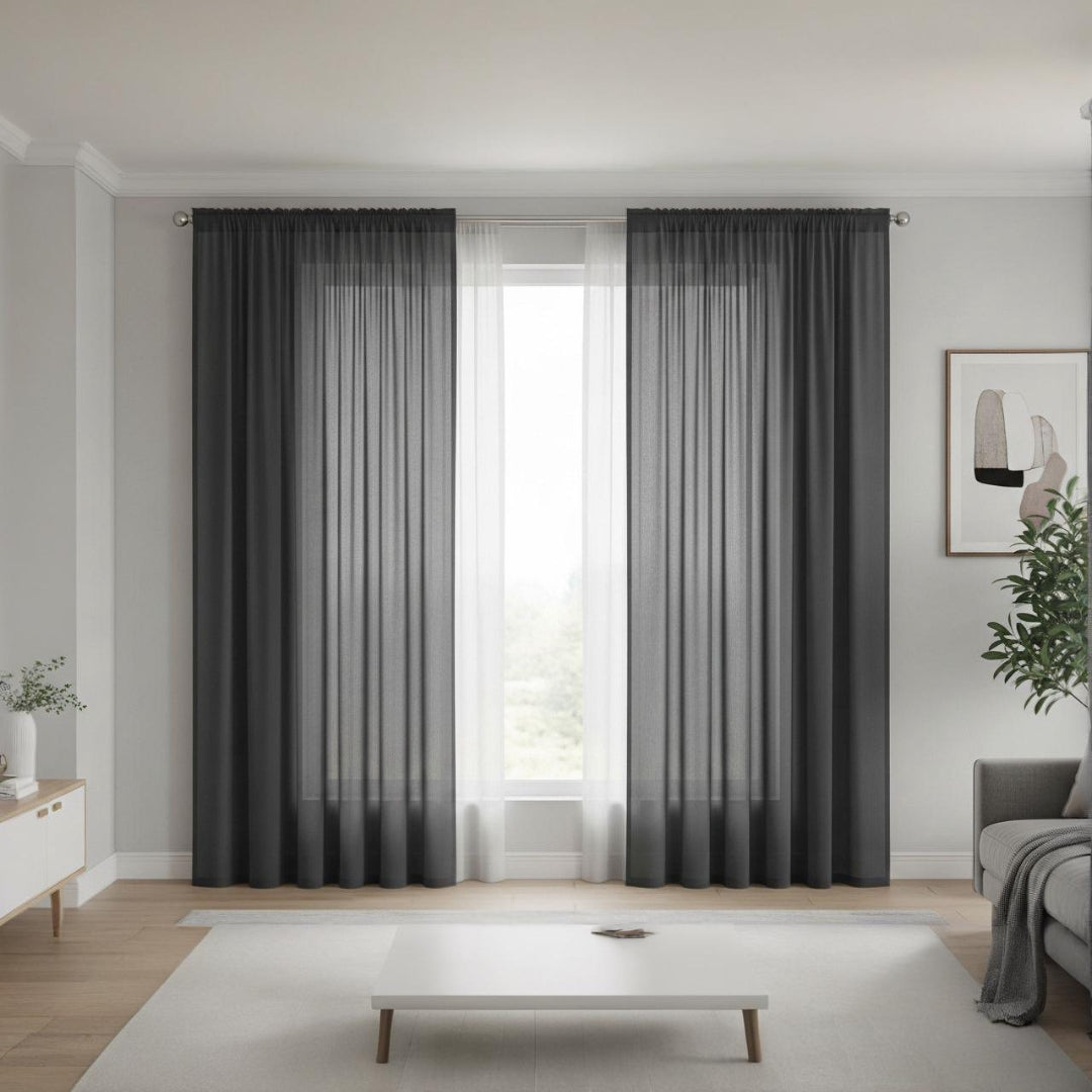 Astro Textured Rod Pocket Curtain Panel