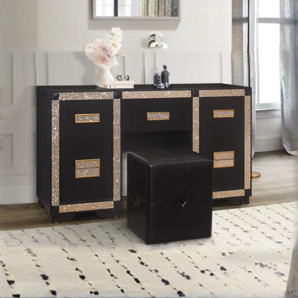 Chalice Vanity with Stool