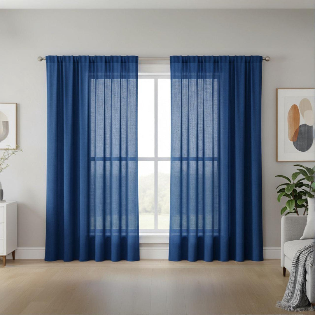 Astro Textured Rod Pocket Curtain Panel