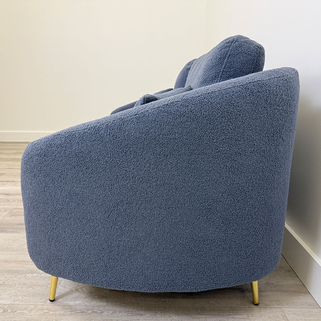 blue formosa sofa- side view 4