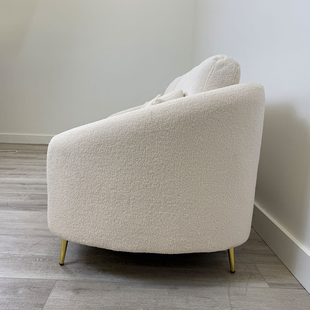 Formosa Sofa white -side view 4