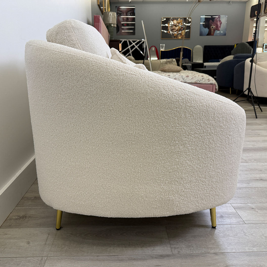Formosa Sofa white- side view