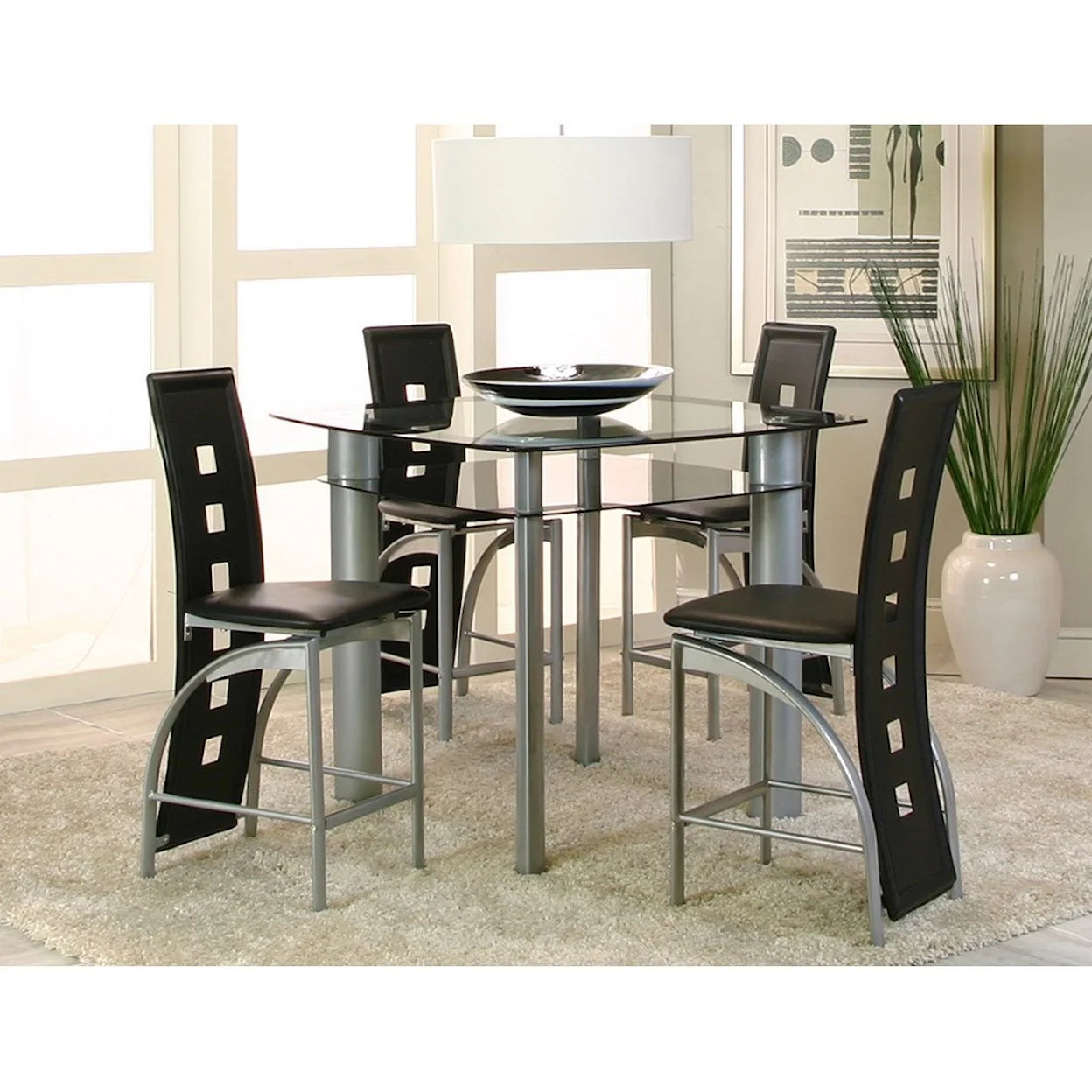 Valencia 24 Inch Casual Dining Counter Height Stool 2pk - Dream Decor