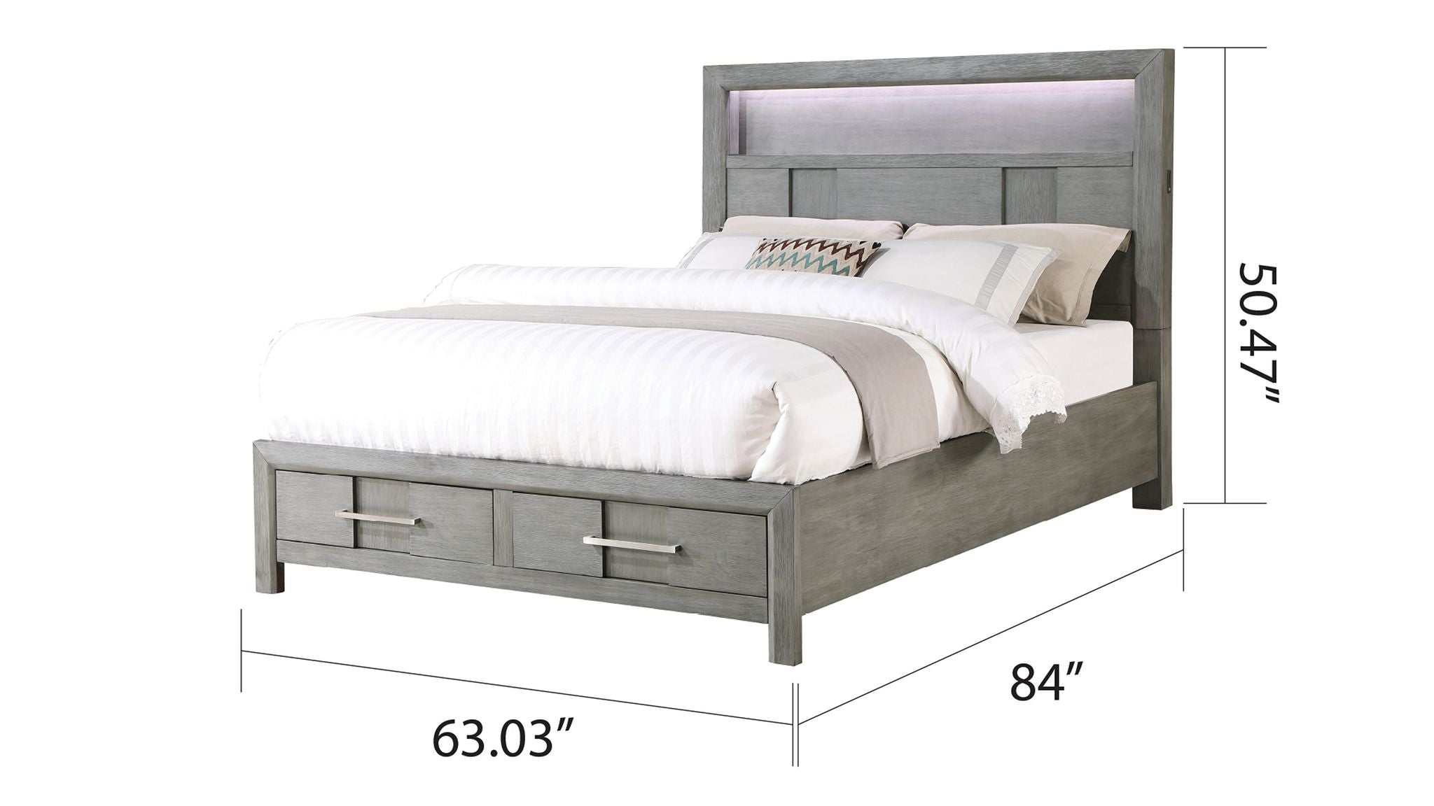 Kenzo Panel Bed - Dream Decor