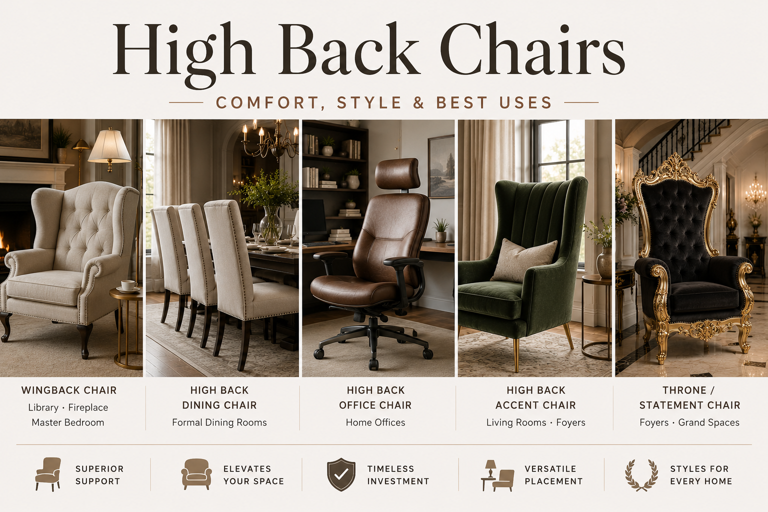 High Back Chairs