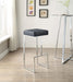 Gervase Square Bar Stool Black and Chrome image