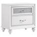 Barzini 2-drawer Nightstand White image