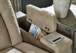 Next-Gen DuraPella Two Tone Power Reclining Loveseat