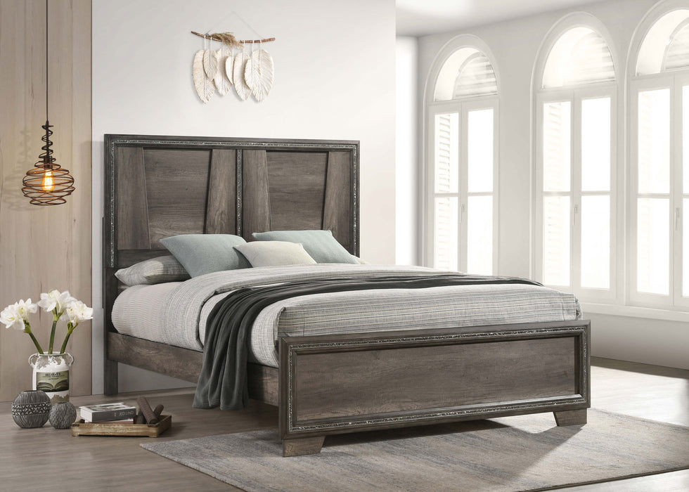 Janine Panel Bed Grey - Sophisticated Bed Design