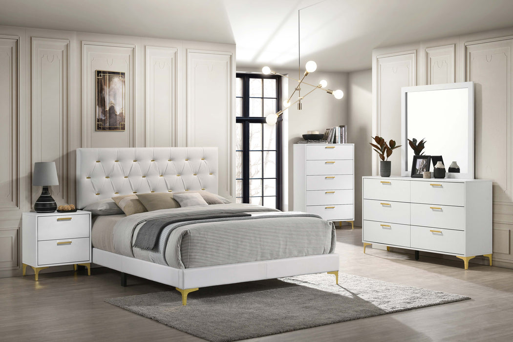 Kendall Tufted Panel Bedroom Set White