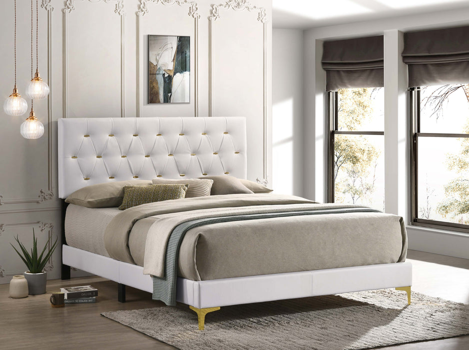 Kendall Tufted Panel Bedroom Set White