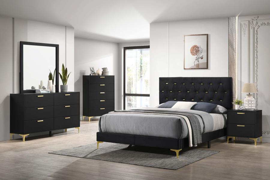 Kendall Tufted Panel Bed