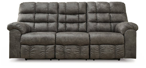 Derwin Reclining Sofa with Drop Down Table image