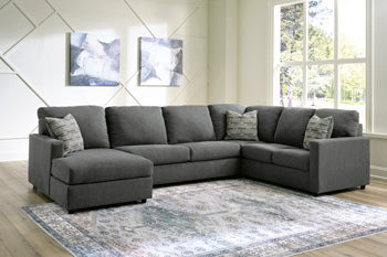 Seccional Edenfield con chaise longue
