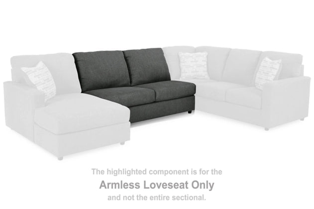 Edenfield Armless Loveseat