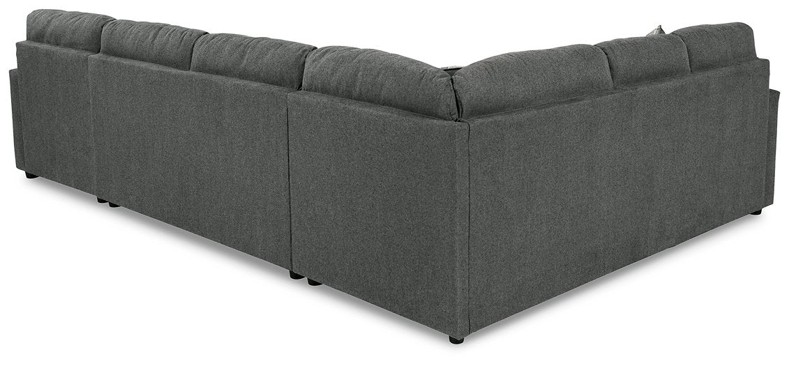 Edenfield 3-Piece Sectional with Chaise Charcoal