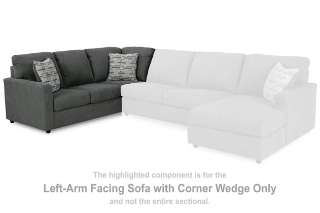 Edenfield LAF Sofa w/Corner Wedge