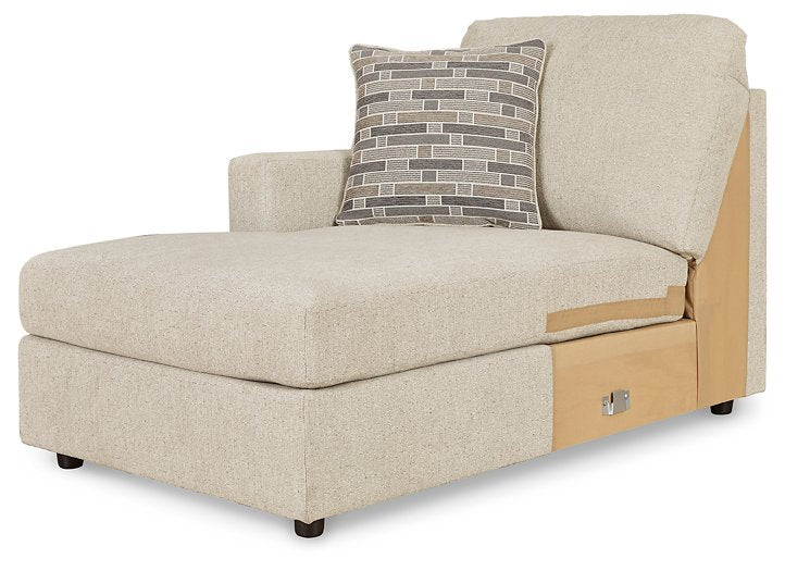 Edenfield 3-Piece Sectional with Chaise Linen