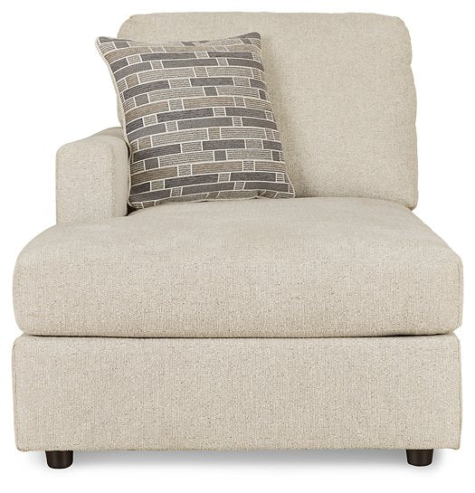 Edenfield 3-Piece Sectional with Chaise Linen