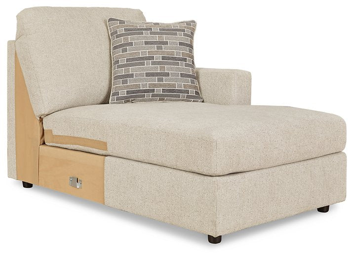 Edenfield 3-Piece Sectional with Chaise Linen