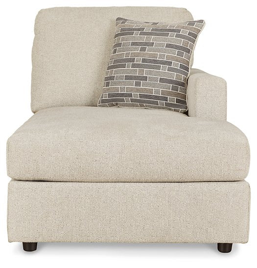 Edenfield 3-Piece Sectional with Chaise Linen