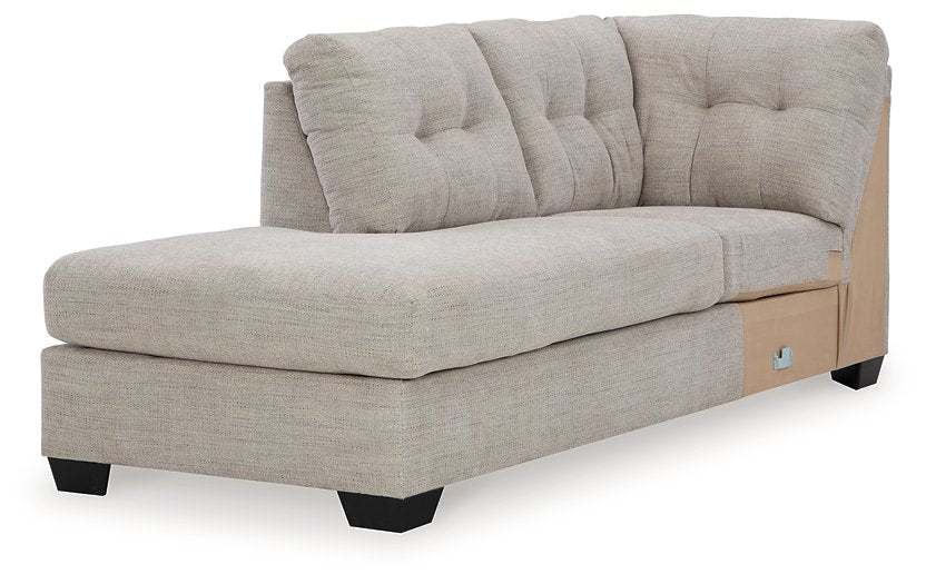 Mahoney Pebble 2-Piece Sectional with Chaise