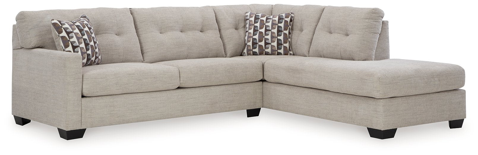 Mahoney Pebble 2-Piece Sectional with Chaise