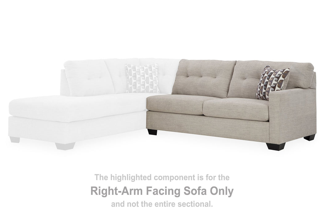 Mahoney Pebble 2-Piece Sectional with Chaise