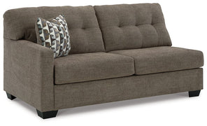 Mahoney Chocolate 2-Piece Sectional with Chaise