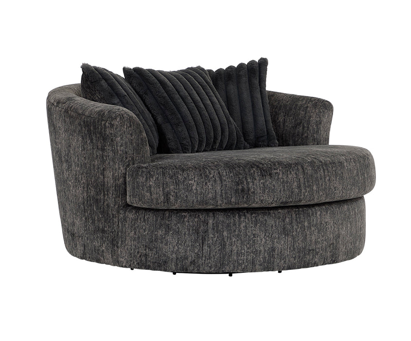 Galactic Barrel Swivel Chair