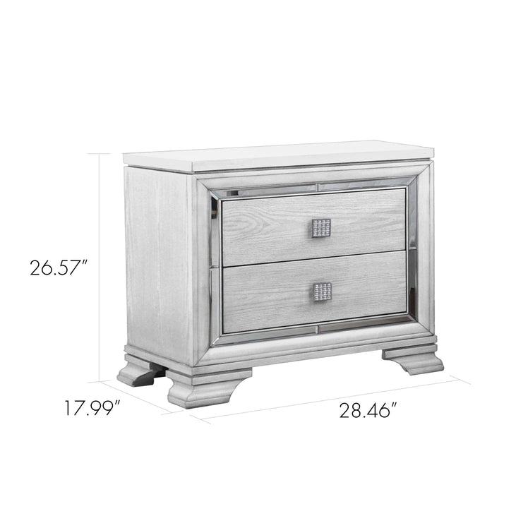 Valmont Nightstand with USB Port | Bedside Charging