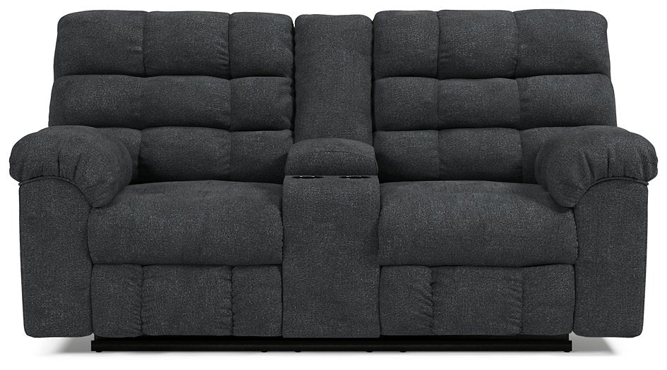 Wilhurst Reclining Loveseat with Console image