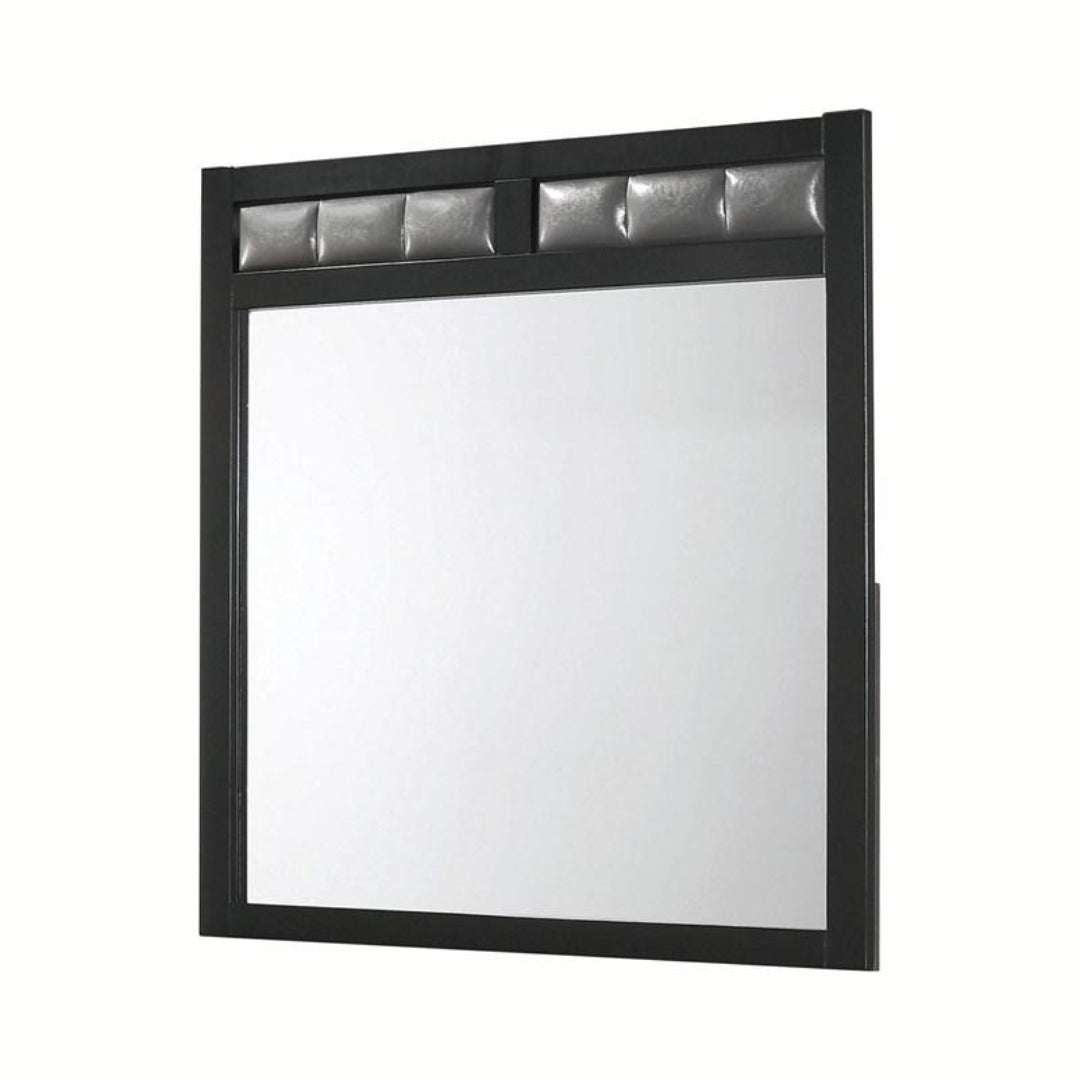 Carlton Dresser Mirror Black - Dream Decor