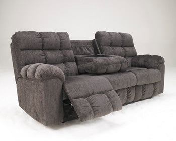 Acieona Reclining Sofa with Drop Down Table