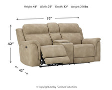 Next-Gen DuraPella Oversized Power Reclining Loveseat