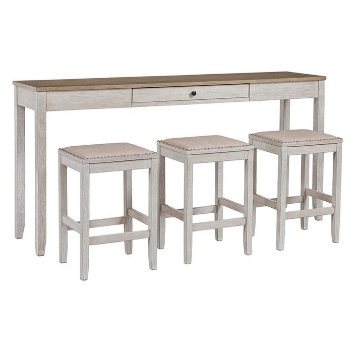 Skempton Rectangular Dining Room Counter Table Set