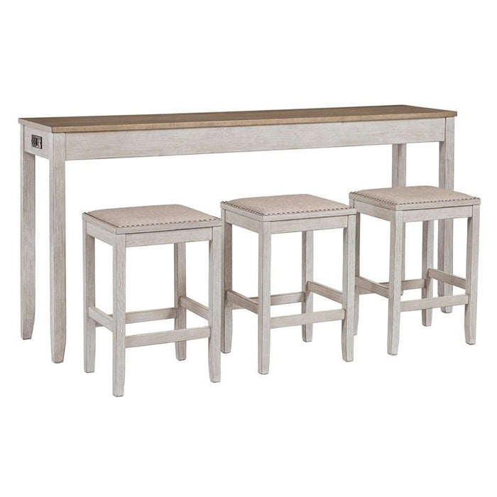 Skempton Rectangular Dining Room Counter Table Set