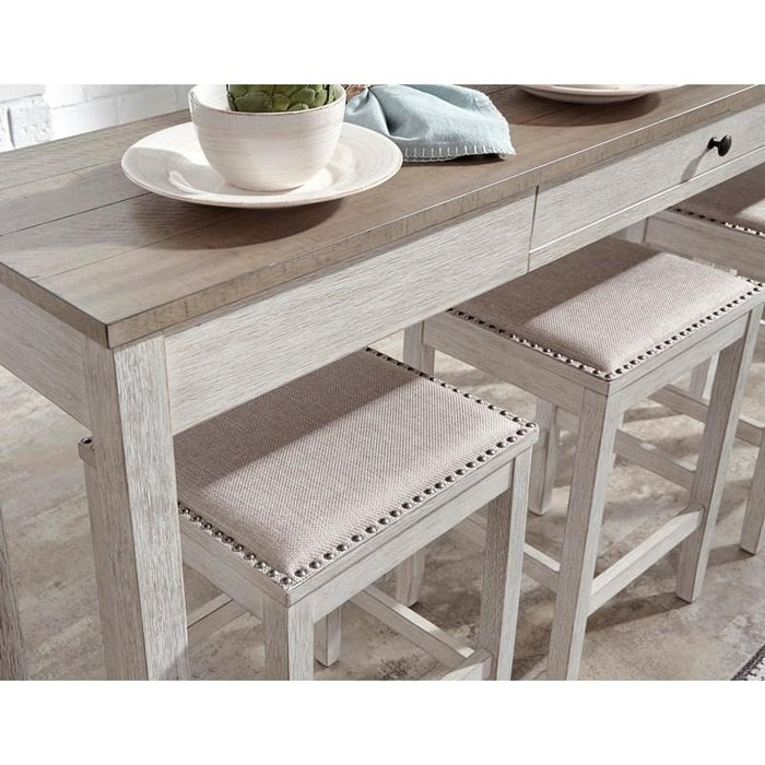 Skempton Rectangular Dining Room Counter Table Set