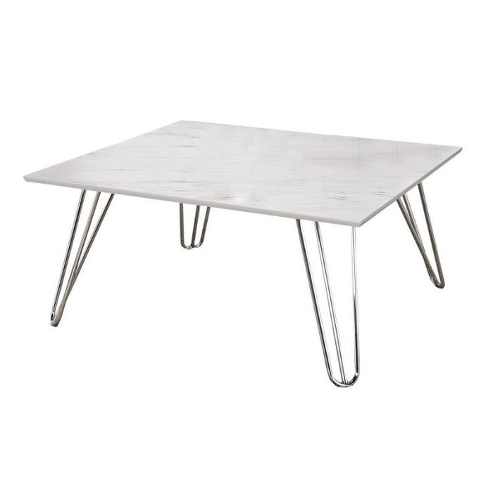 Coaster Furniture Coffee Table - White Marble