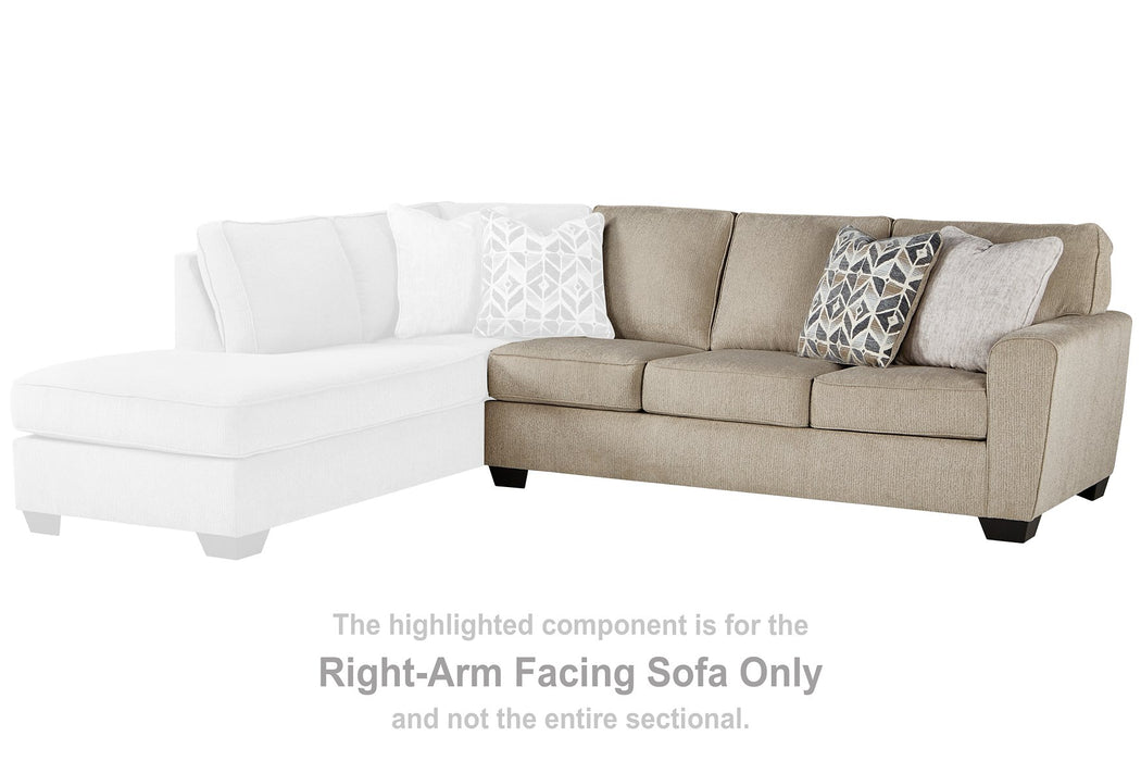 Decelle 2-Piece Sectional with Chaise