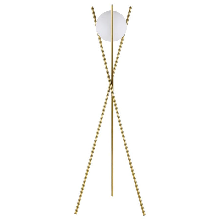 Yamileth Tripod Floor Lamp Gold