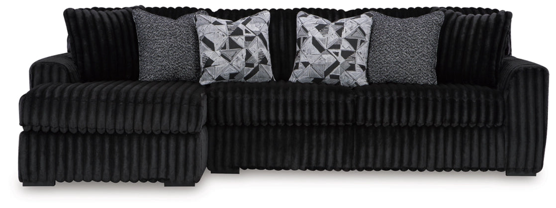 Midnight-Madness 2 Pc Sectional Sofa with Chaise