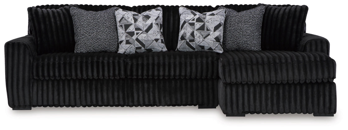 Midnight-Madness 2 Pc Sectional Sofa with Chaise