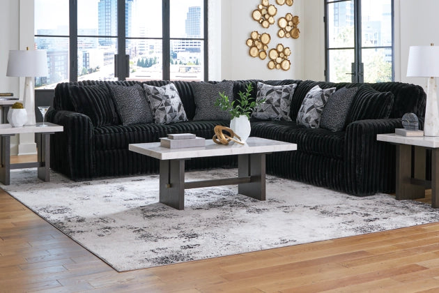 Midnight-Madness 3-Piece Sectional